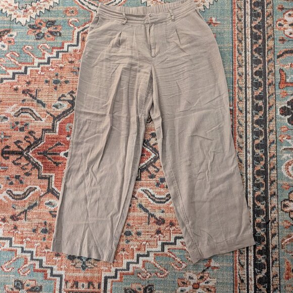 Women's Linen Essential Trouser - Picture 1 of 7